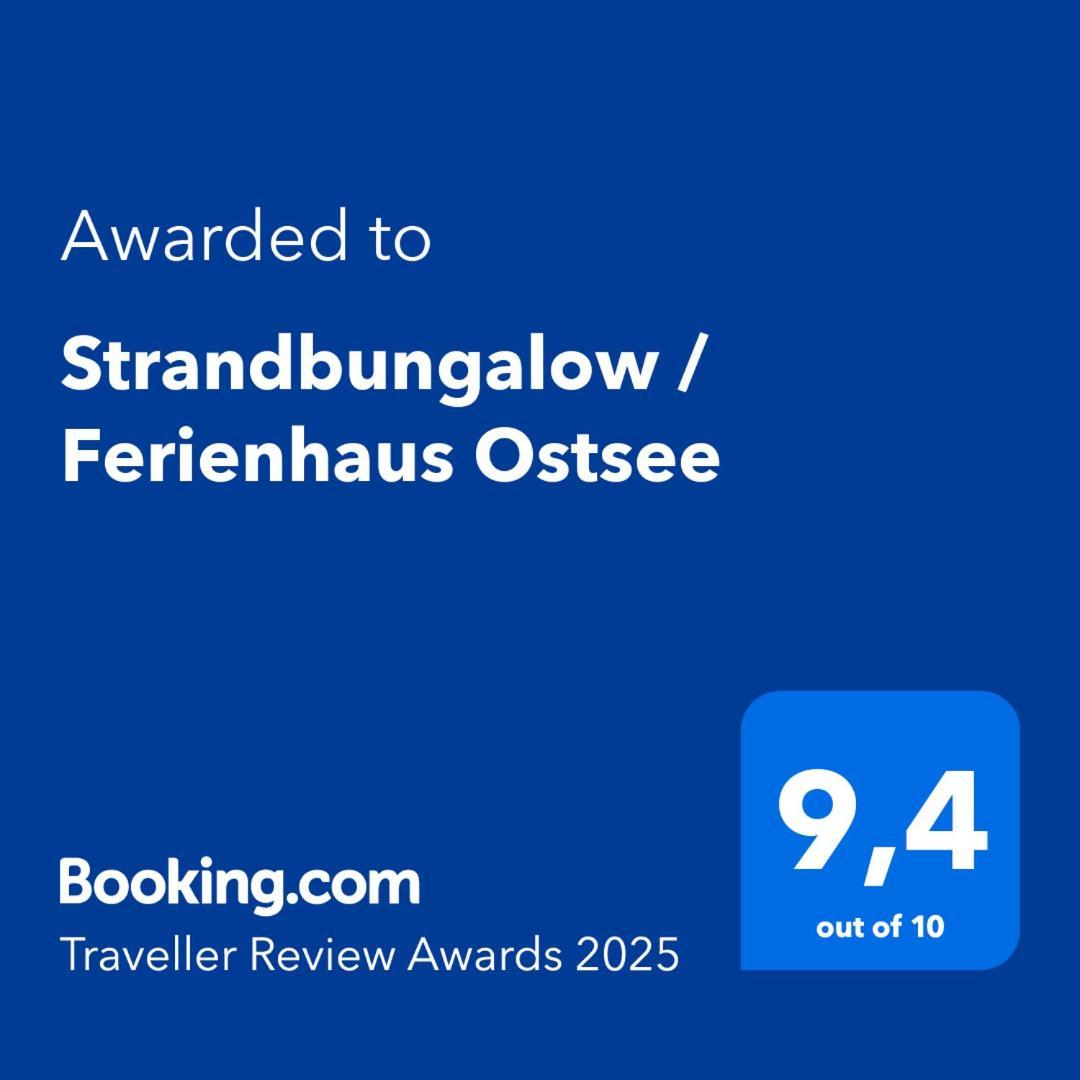 Strandbungalow / Ferienhaus Ostsee Scharbeutz Ngoại thất bức ảnh
